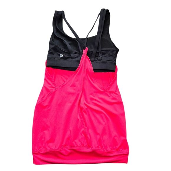 ❤️FINAL SALE❤️ Lululemon Nouveau Limits Tank - Boom Juice/Black - Picture 6 of 10